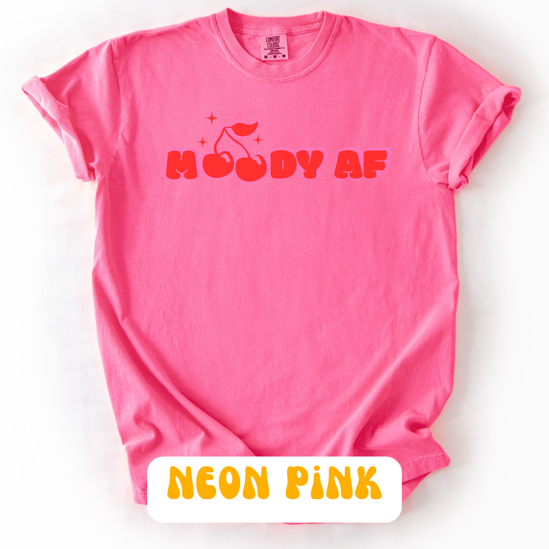 Moody AF Cherry Tee