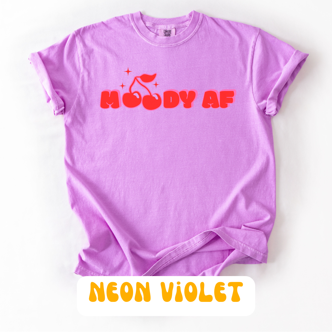 Moody AF Cherry Tee